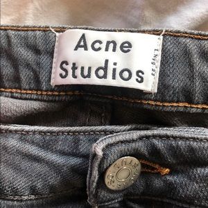 Acne Womens Pop Coal Boyfriend Jeans Sz 4-6